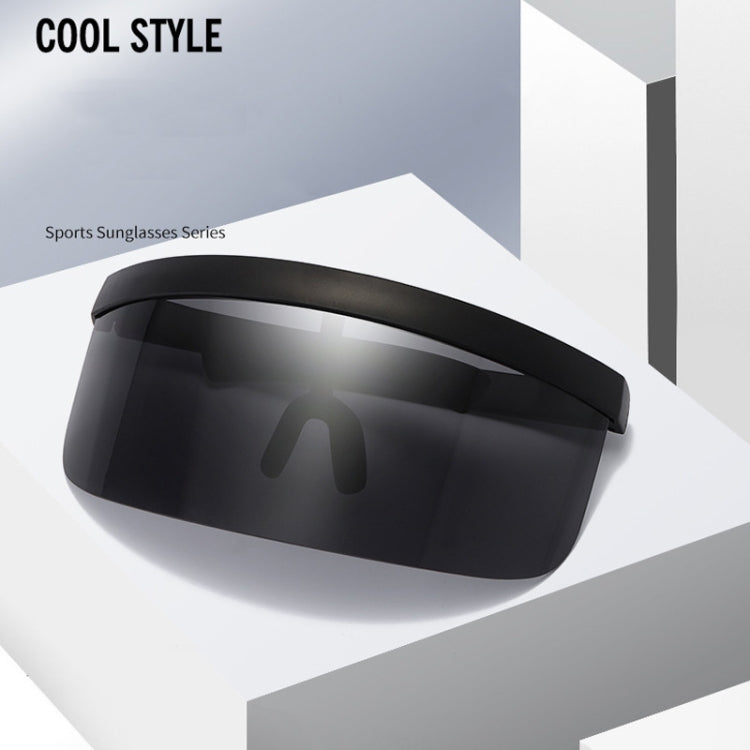 Anti-peeping Sun Mirror Integrated Anti-foam Sunscreen Mask, Black Frame Gray, Black Frame Red, Black Frame Blue, Black Frame Yellow, Black Frame Transparent, Black Frame White Mercury, Black Frame Rainbow, Black Frame Local Gold�����������������������...