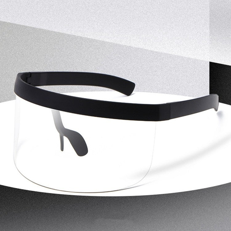 Anti-peeping Sun Mirror Integrated Anti-foam Sunscreen Mask, Black Frame Gray, Black Frame Red, Black Frame Blue, Black Frame Yellow, Black Frame Transparent, Black Frame White Mercury, Black Frame Rainbow, Black Frame Local Gold�����������������������...