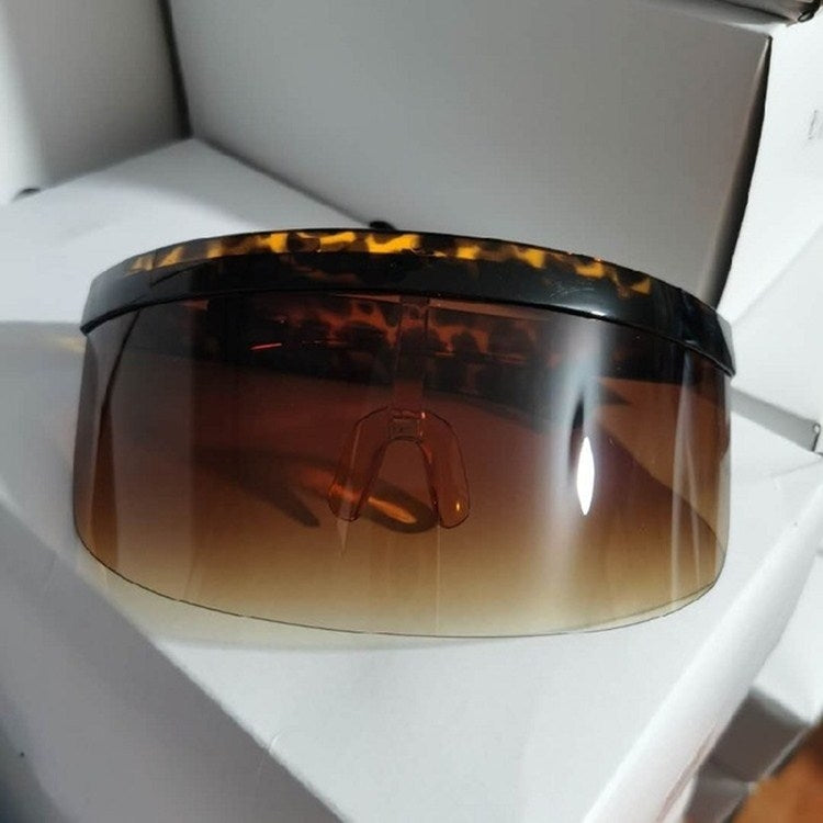 Anti-peeping Sun Mirror Integrated Anti-foam Sunscreen Mask, Black Frame Gray, Black Frame Red, Black Frame Blue, Black Frame Yellow, Black Frame Transparent, Black Frame White Mercury, Black Frame Rainbow, Black Frame Local Gold�����������������������...