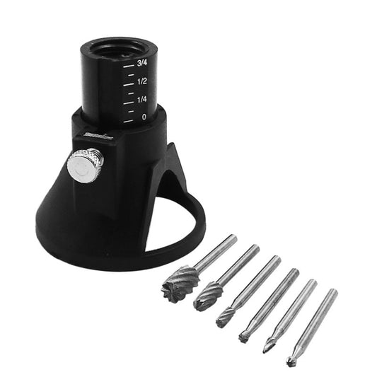 Electric Grinder Locator Milling Cutter Multi-rotation Tool Cutting High Speed Steel Router Drilling Tool, Locator Milling Cutter