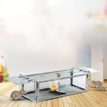 Household Mouse Cage Mousetrap with Double Door, Household Mouse Cage
