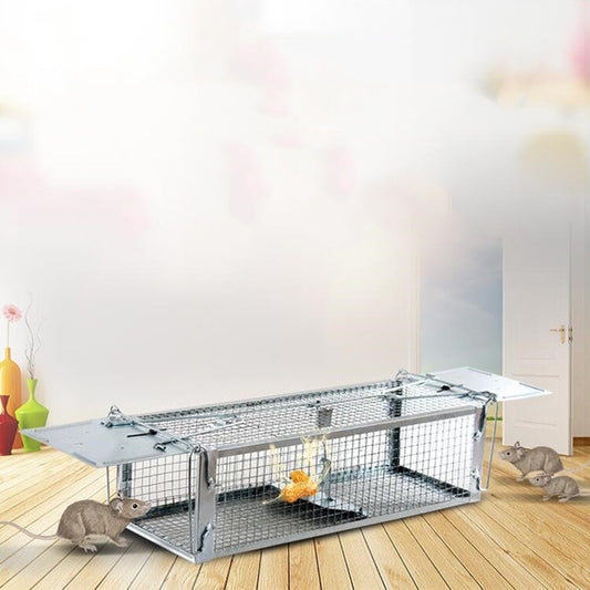 Household Mouse Cage Mousetrap with Double Door, Household Mouse Cage