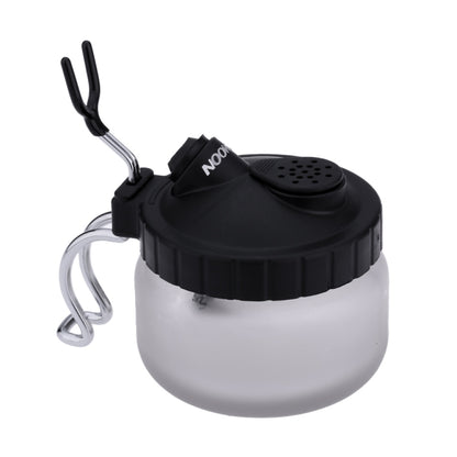 Multi-function Airbrush Cleaning Pot Model Air Pump Spray Paint Coloring Tool Waste Collection Bottle Pen Holder, 304ml Air Pump Spray Paint Bottle