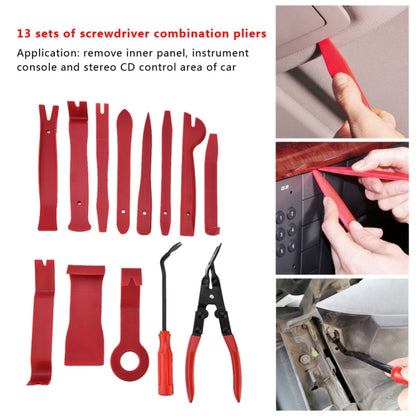 13 PCS Car Audio Disassembly Modification Tool Interior Door Panel Disassembly Screwdriver Installation Soundproof Repair Tool, 13 In 1