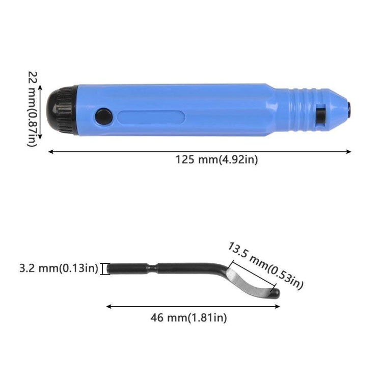 NB1100 Hand Deburr Trimming Knife Scraper, Handle + 1 Cutter Head, Handle +10 Cutter Heads