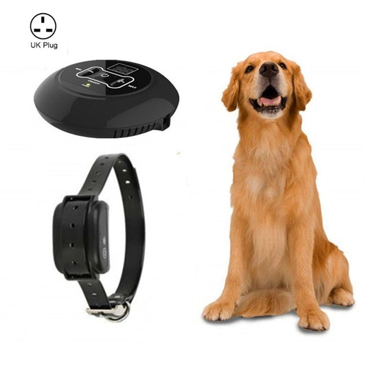 Electronic Fence Wireless Pet Training Device Bark Stop, UK Plug(1 Collar), US Plug(1 Collar), EU  Plug(1 Collar), AU  Plug(1 Collar)
