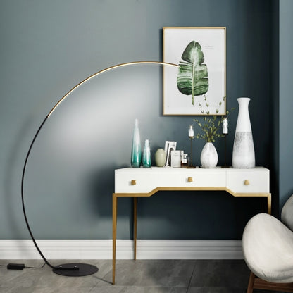 Simple Creative Fishing Type Reading Table Lamp Living Room Sofa Bedroom Floor Lamp, White Light
