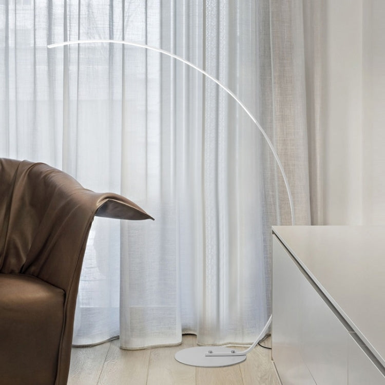 Simple Creative Fishing Type Reading Table Lamp Living Room Sofa Bedroom Floor Lamp, White Light
