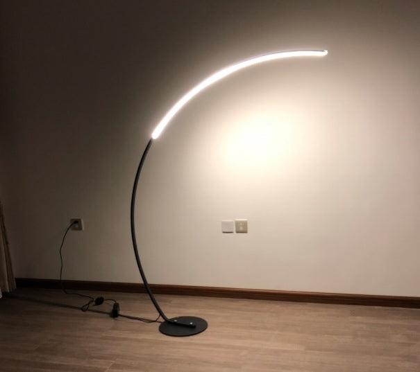 Simple Creative Fishing Type Reading Table Lamp Living Room Sofa Bedroom Floor Lamp, White Light
