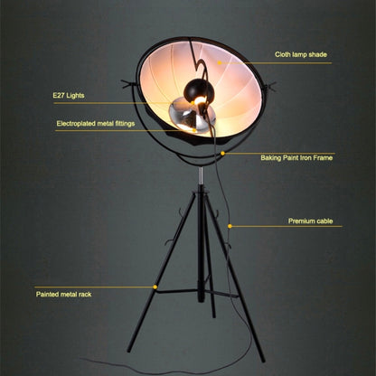 Satellite Studio Tripod Floor Lamp Living Room Bedroom , CN Plug, S, L