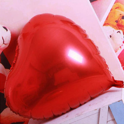32 Inch Heart Shape Inflatable Foil Balloons Helium Balloon Birthday Party Wedding Decoration, Size: 75cm