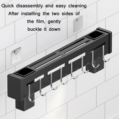 Kitchen Wall-mounted Rack Free Punching Chopsticks Holder