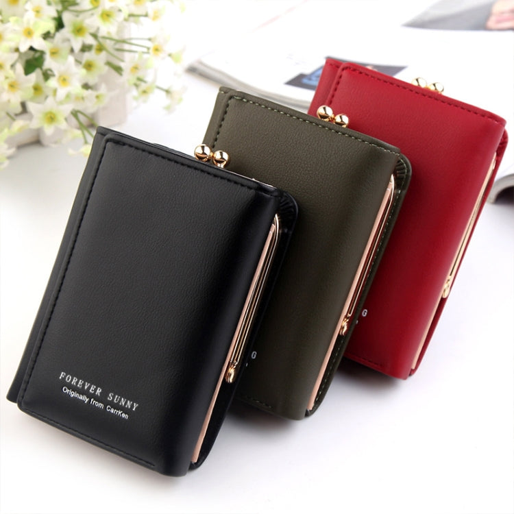 Short Wllet Lady Small Wallet Multi-Card Three Fold
