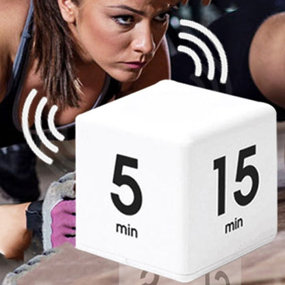 LED Magic Cube Time Manager Kitchen Timer, 15-20-30-60