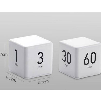LED Magic Cube Time Manager Kitchen Timer, 15-20-30-60