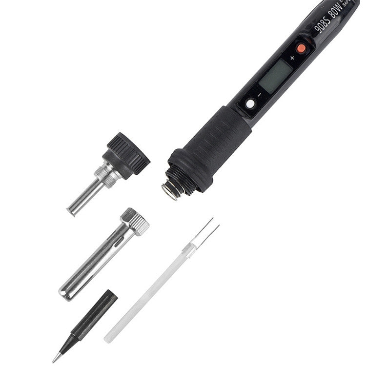 908S 80W LCD Thermostat Soldering Iron Constant Temperature Soldering Iron, CN Plug, EU Plug, US Plug