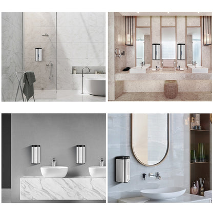 ASD-111 600ML Automatic Induction Soap Dispenser Stainless Steel Soap Dispenser, Gel