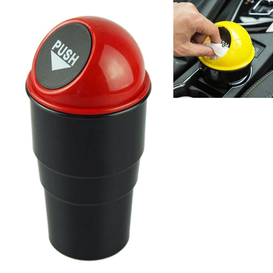 Universal Car Trash Bin Car Garbage Can Rubbish Dust Case Holder Bin Automobile Storage Bucket, Red, Yellow, Dark Gray, Blue, Black
