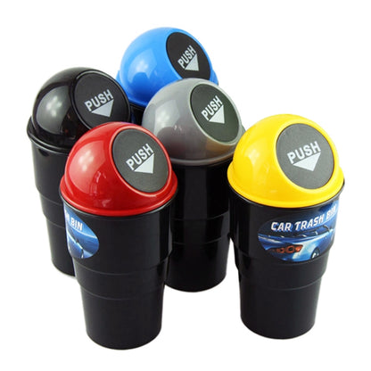 Universal Car Trash Bin Car Garbage Can Rubbish Dust Case Holder Bin Automobile Storage Bucket, Red, Yellow, Dark Gray, Blue, Black