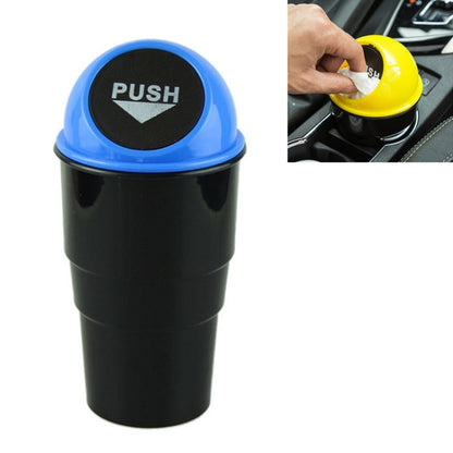 Universal Car Trash Bin Car Garbage Can Rubbish Dust Case Holder Bin Automobile Storage Bucket, Red, Yellow, Dark Gray, Blue, Black