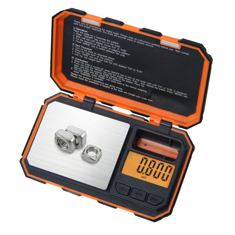 Mini Precision Digital Scales for Gold Sterling Silver Jewelry, English Version 200g/0.01g