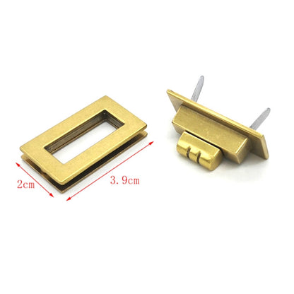 Handbag Hardware Accessories Gilt Metal Lock