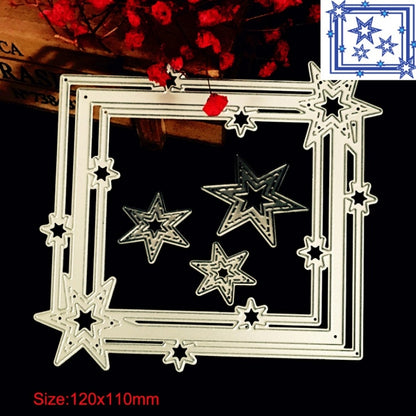 Pentagram Border Cutting Knife Die Scrapbook DIY Material, Pentagram Border Shape