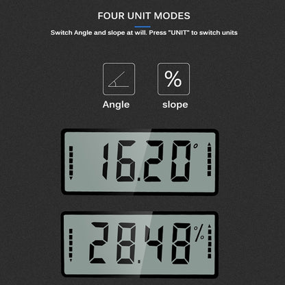 Mini Multi-angle Flip Strong Magnetic Adsorption Angle Ruler Digital Display Inclinometer, Adsorption Angle Ruler