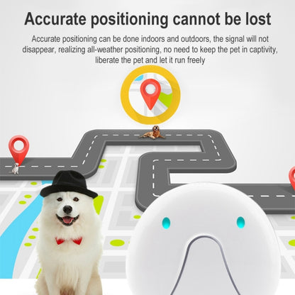 جهاز تتبع الحيوانات الأليفة الذكي F9 Mini Pet Smart Wear GPS مزود بخاصية تعقب المواقع عبر الواي فاي