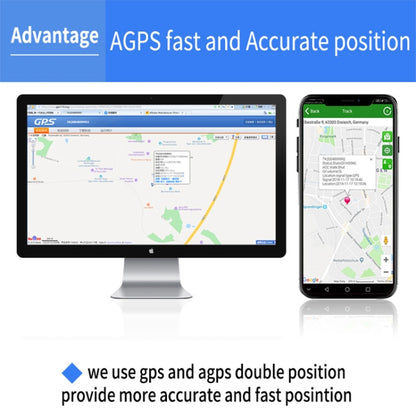 جهاز تتبع TK203 4G GPS / GPRS / GSM شخصي / بضائع / حيوان أليف / حقيبة طوق حيوان أليف في الوقت الفعلي، TK203