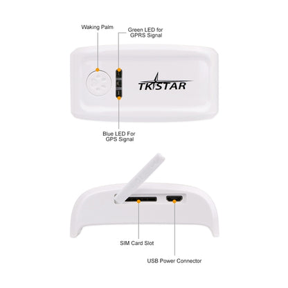 جهاز تتبع الحيوانات الأليفة TK-909 GPS / GPRS / GSM، طوق الحيوانات الأليفة، جهاز تتبع في الوقت الفعلي، TK-909