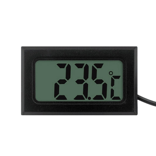 مقياس حرارة رقمي صغير الحجم للأماكن الداخلية بشاشة LCD (شاشة مئوية)، (شاشة مئوية) (أسود)، (شاشة مئوية) (أبيض)