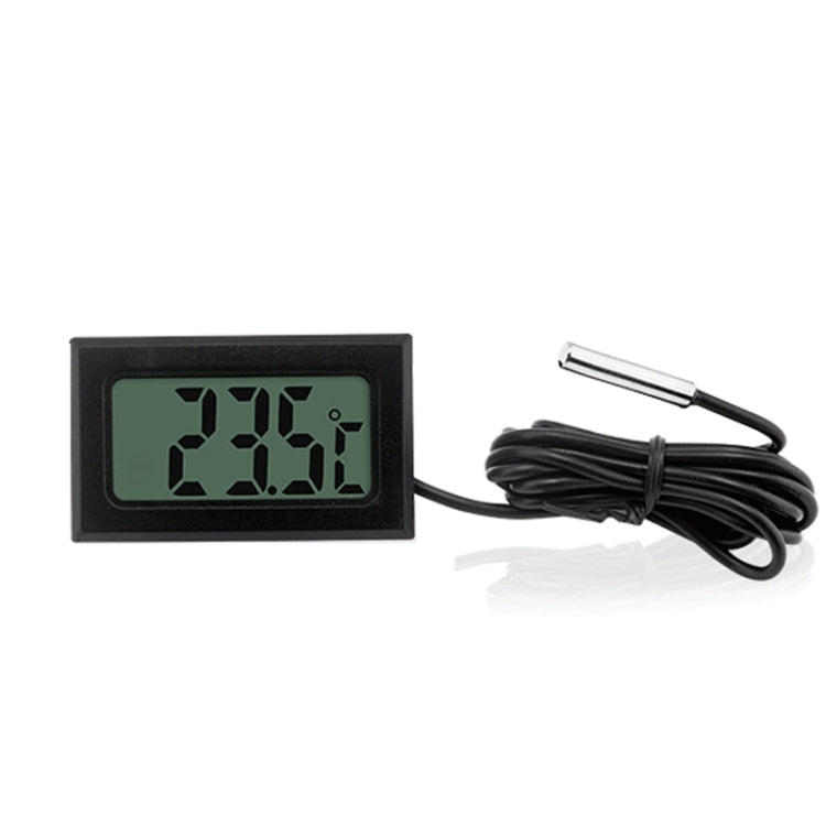 مقياس حرارة رقمي صغير الحجم للأماكن الداخلية بشاشة LCD (شاشة مئوية)، (شاشة مئوية) (أسود)، (شاشة مئوية) (أبيض)