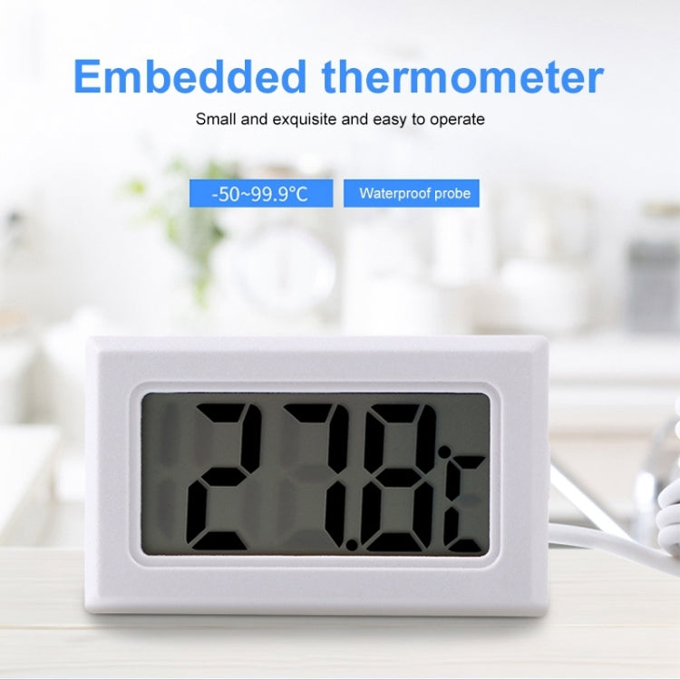مقياس حرارة رقمي صغير الحجم للأماكن الداخلية بشاشة LCD (شاشة مئوية)، (شاشة مئوية) (أسود)، (شاشة مئوية) (أبيض)