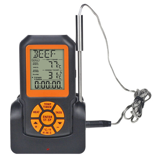 TS-K35 مقياس حرارة رقمي لاسلكي مقاوم للماء لطهي الطعام والشواء، TS-K35