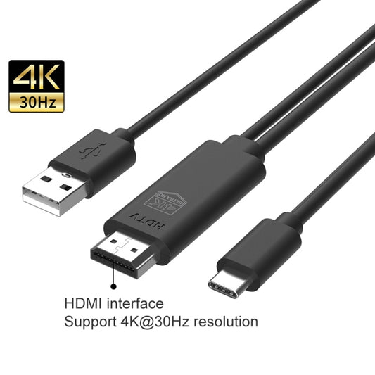 كابل UC505 USB-C / Type-C 4K 30Hz HDTV، UC505