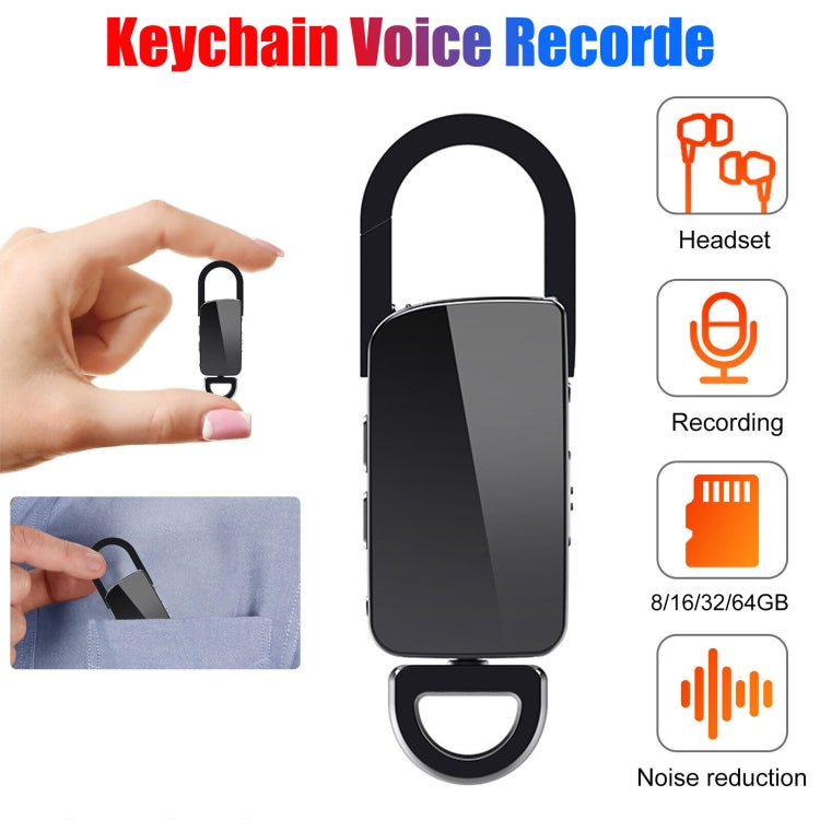 S20 16GB Keychain HD Noise Reduction Portable Recording Pen