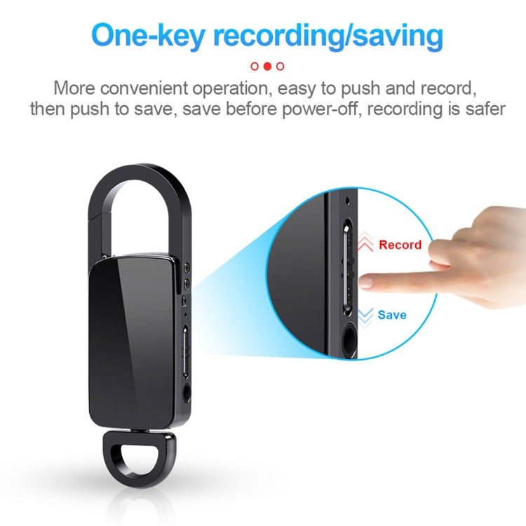 S20 16GB Keychain HD Noise Reduction Portable Recording Pen
