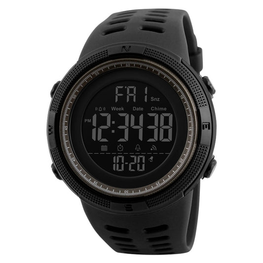 SKMEI 1251 Men Fashionable Outdoor 50m Waterproof Sports Watch Digital Watch with PU Watchband