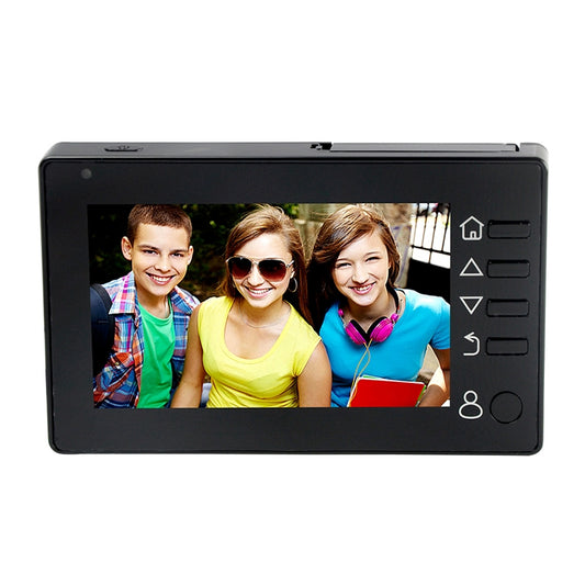 M4300D شاشة عرض ملونة TFT مقاس 4.3 بوصة وكاميرا أمان بدقة 3.0 ميجابكسل وجرس باب ذكي يدعم بطاقة TF (32 جيجابايت كحد أقصى) ورؤية ليلية وكشف الحركة، M4300D أسود، M4300D