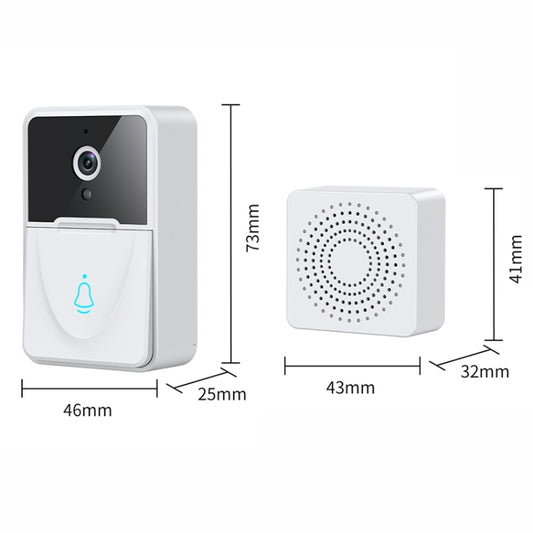 جرس باب ذكي DoorBell X3 VGA WiFi مزود بجرس، يدعم الرؤية الليلية، DoorBell X3