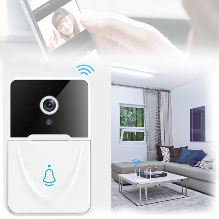 جرس باب ذكي DoorBell X3 VGA WiFi مزود بجرس، يدعم الرؤية الليلية، DoorBell X3