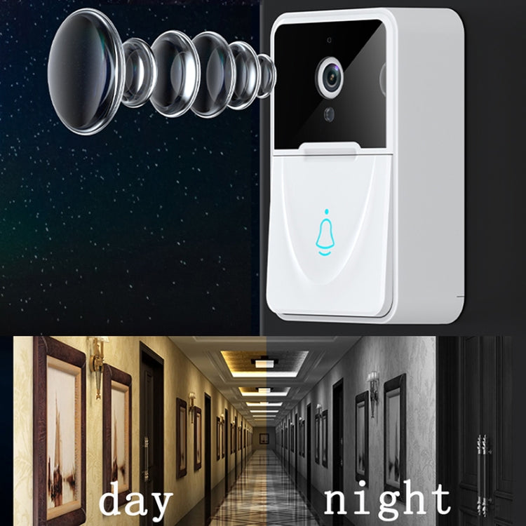 جرس باب ذكي DoorBell X3 VGA WiFi مزود بجرس، يدعم الرؤية الليلية، DoorBell X3