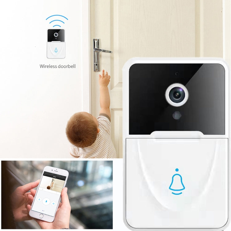 جرس باب ذكي DoorBell X3 VGA WiFi مزود بجرس، يدعم الرؤية الليلية، DoorBell X3