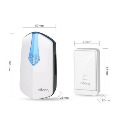 AITENG V026J جرس باب واي فاي لاسلكي بدون بطارية، قابس الاتحاد الأوروبي، WD0045A، WD0045B، WD0045C