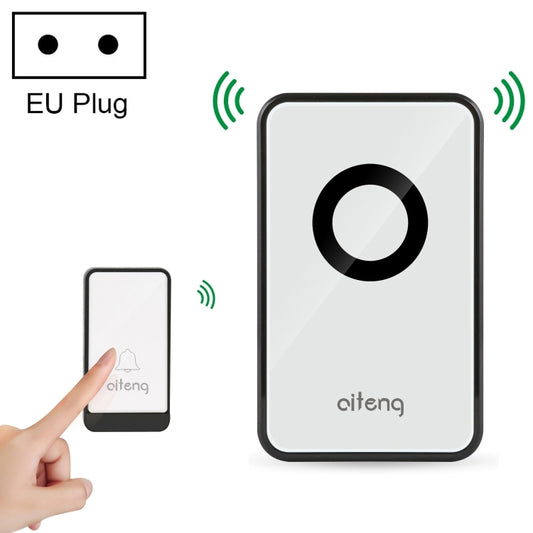 AITENG V018J جرس باب واي فاي لاسلكي بدون بطارية، قابس الاتحاد الأوروبي، WD0046A، WD0046B، WD0046C