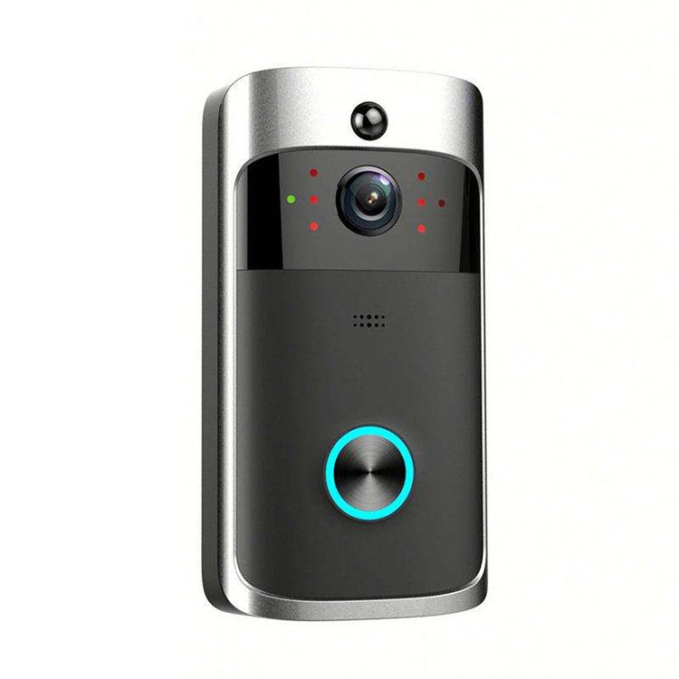 جرس باب ذكي M4 بدقة 720 بكسل، مزود بخاصية WiFi وفيديو منخفض الطاقة للغاية، مزود بثلاث فتحات للبطارية، ويدعم المراقبة عن بُعد عبر الهاتف المحمول والرؤية الليلية، وعدسة كاميرا بزاوية واسعة 166 درجة