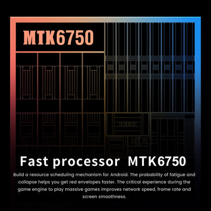 Android 8.1 MTK6750 Octa Core, Support Dual SIM, WiFi, Bluetooth, GPS