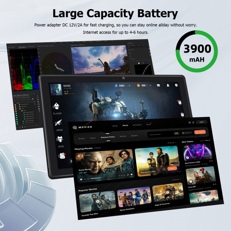ويندوز 10، معالج Intel Celeron J3455 رباعي النواة، يدعم بطاقة TF وHDMI وBT وواي فاي مزدوج، لوحة مفاتيح غير متضمنة، J3455 8 جيجابايت + 128 جيجابايت