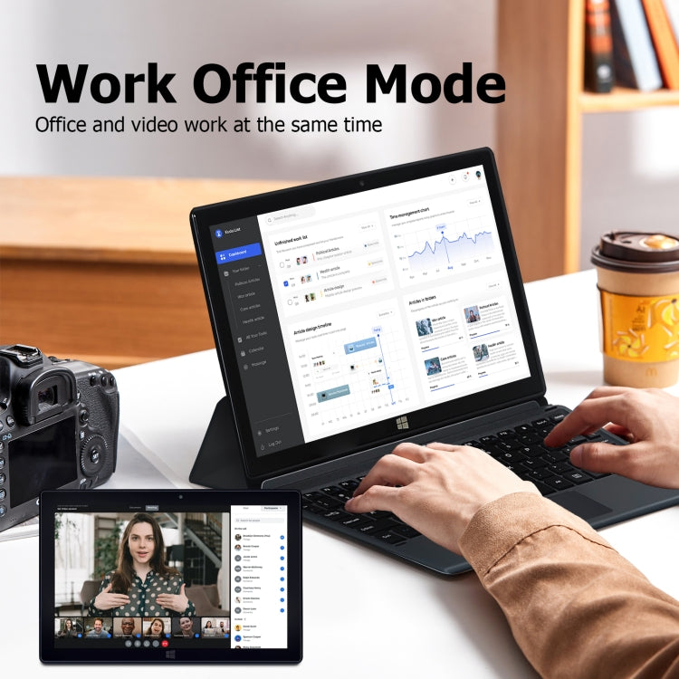 ويندوز 10، معالج Intel Celeron J3455 رباعي النواة، يدعم بطاقة TF وHDMI وBT وواي فاي مزدوج، لوحة مفاتيح غير متضمنة، J3455 8 جيجابايت + 128 جيجابايت